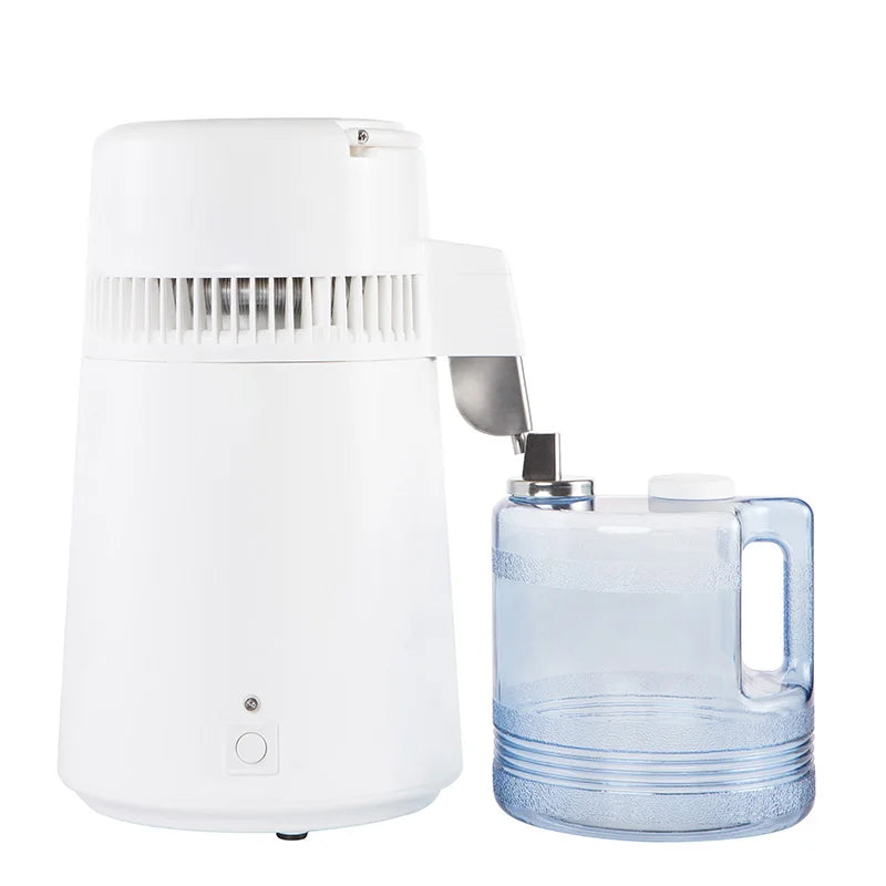 750W 4L Water Distiller, Household Stainless Steel Water Purifier for Pure Distilled Water, Distillation Machine with Filter for