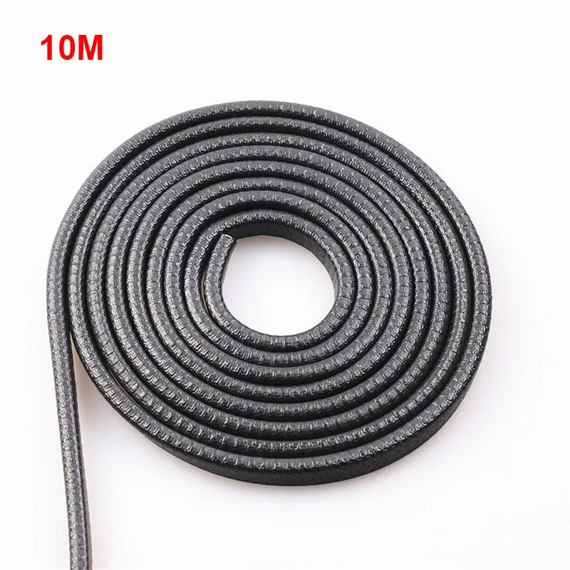 5/10M Car Door Protector Edge Scratch Strip Guard Trim Universal Car Door Anti Collision Protection With Steel Carstyling