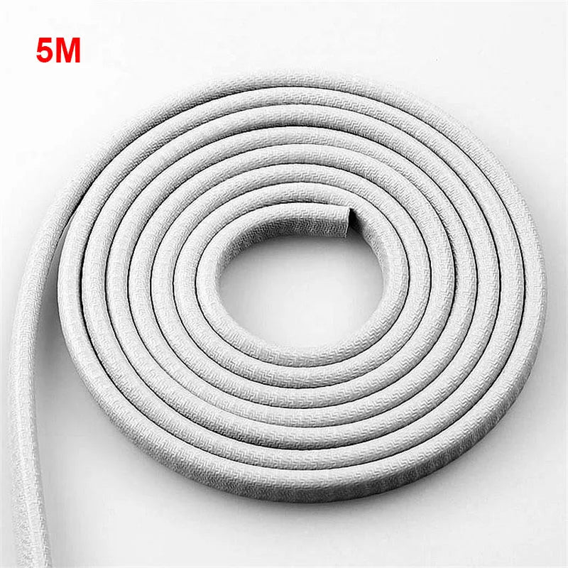 5/10M Car Door Protector Edge Scratch Strip Guard Trim Universal Car Door Anti Collision Protection With Steel Carstyling