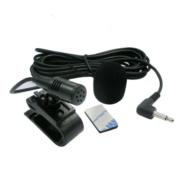 Car Audio Microphone 3.5mm Clip Jack Plug Mic Stereo Mini Wired External Microphone For Auto DVD Radio 3m Long Professionals