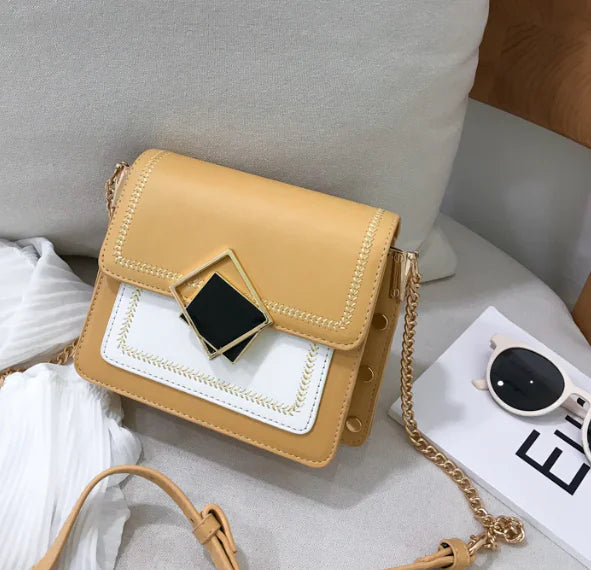 Fashionable Chain Crossbody Bag and Small Purse