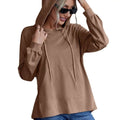 Plus Size Casual Hooded Sweatshirt with Pockets