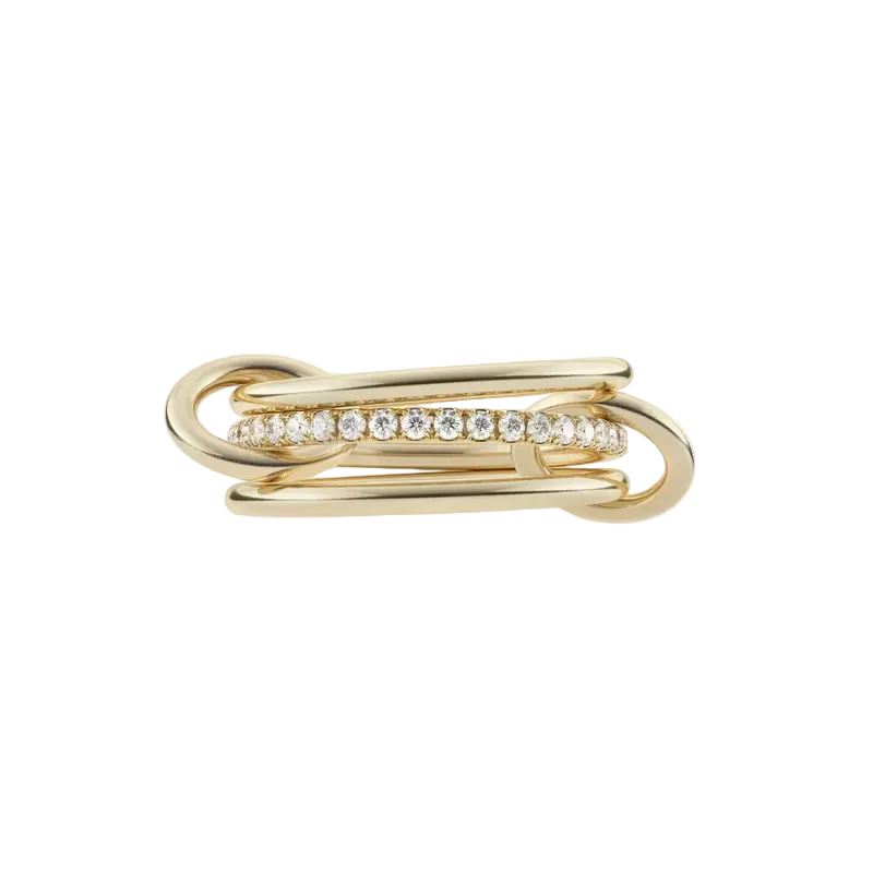 Jovian Statement Ring - Gold Celestial CZ Ring | Premium 18K Gold Plated