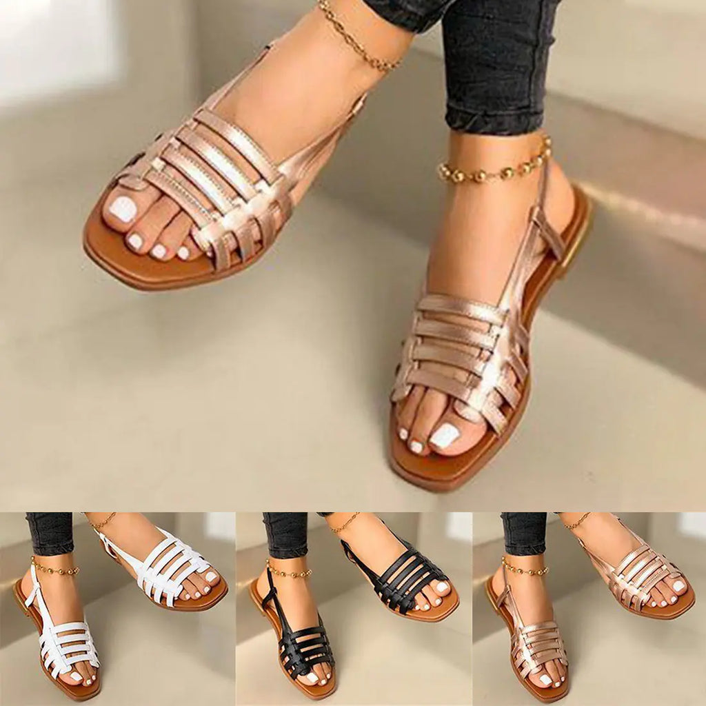 Women's Summer Hollow Beach Flat Sandals