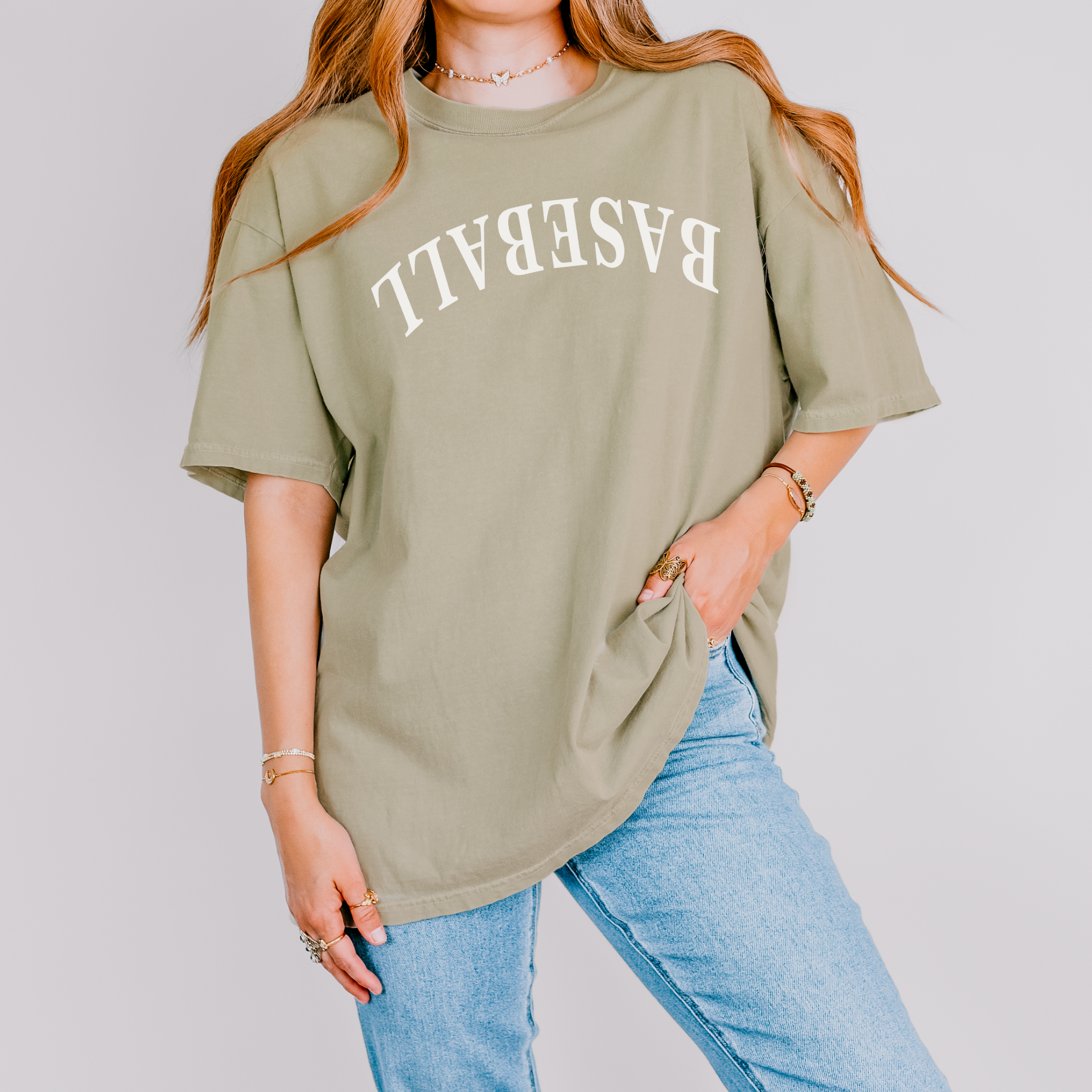 Baseball Upside Down Tee Shirt