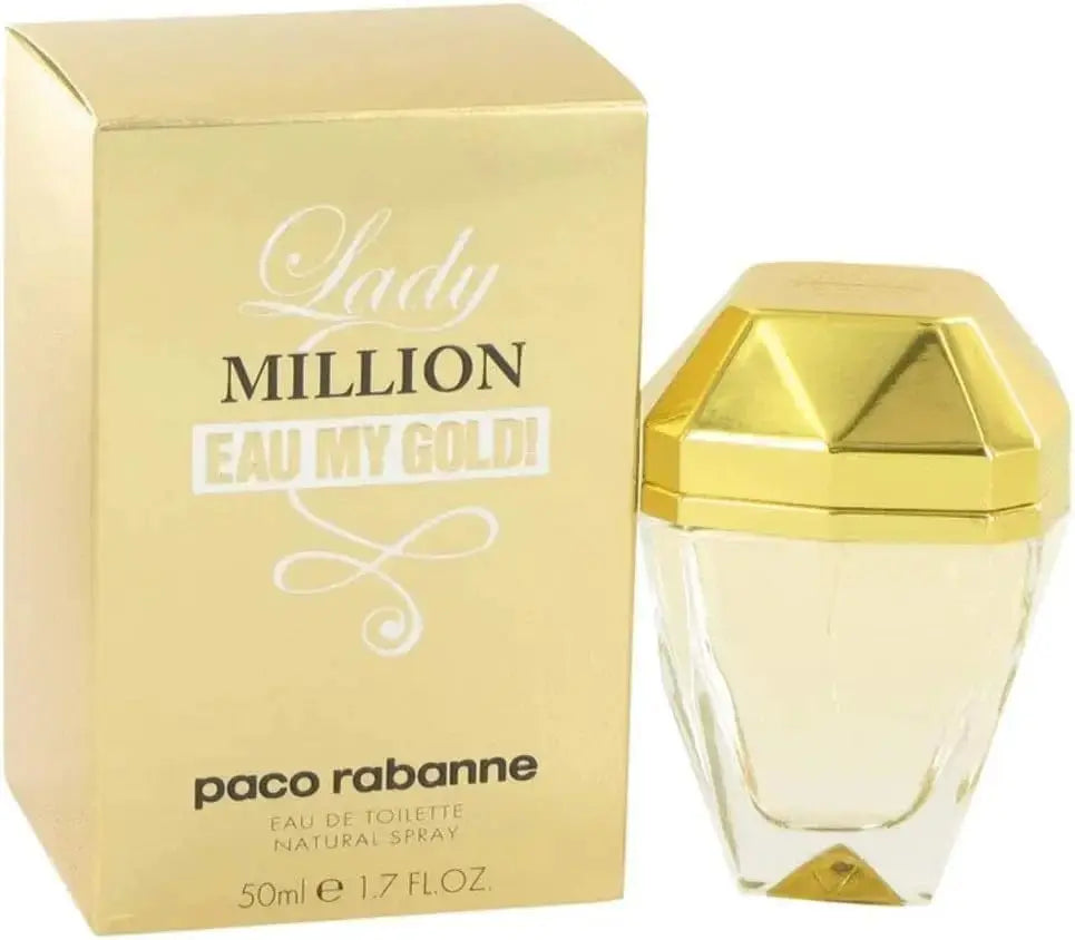 Lady Million Eau My Gold By Paco Rabanne For Women 1.7 oz EDT Spray
