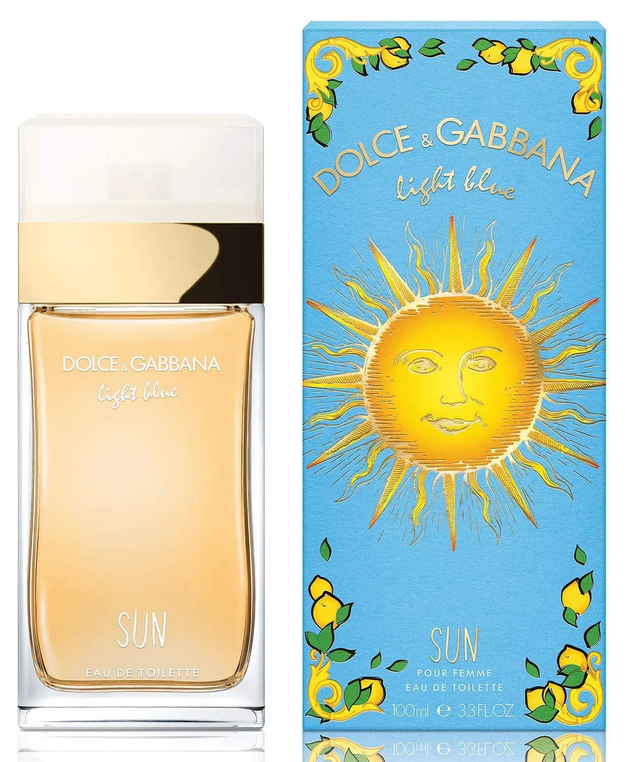 Light Blue Sun By D&G 3.3 oz W EDT Spray