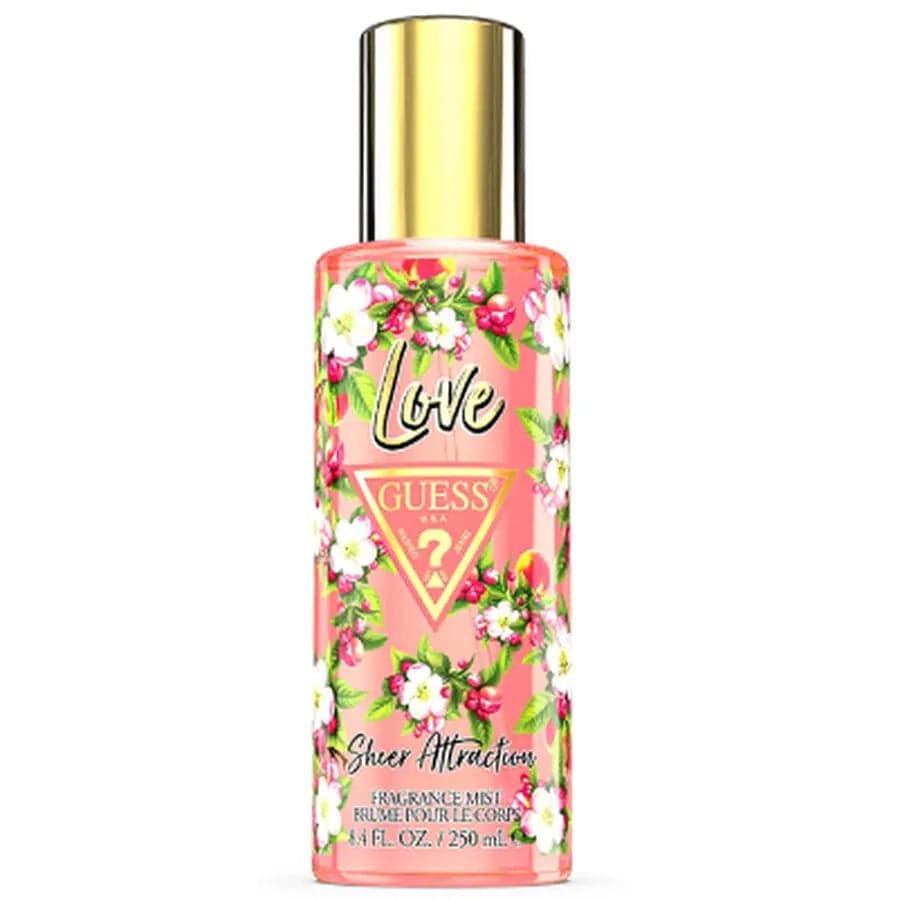 Love Sheer Attraction By Guess For Women 8.4oz Body Mist Spray