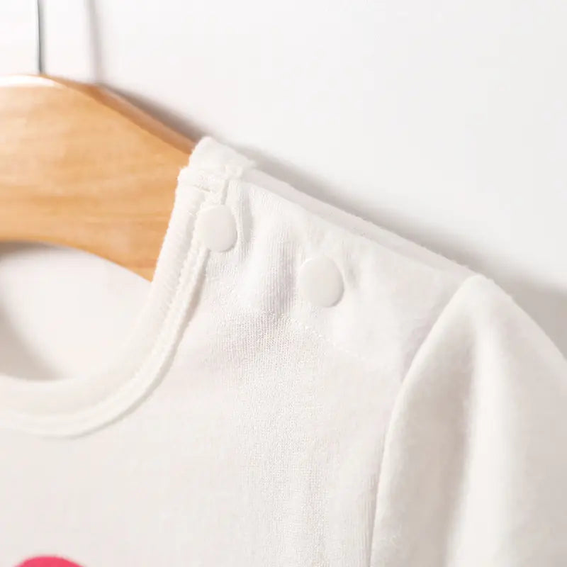 Baby Bodysuit with Triangle Design for Newborns