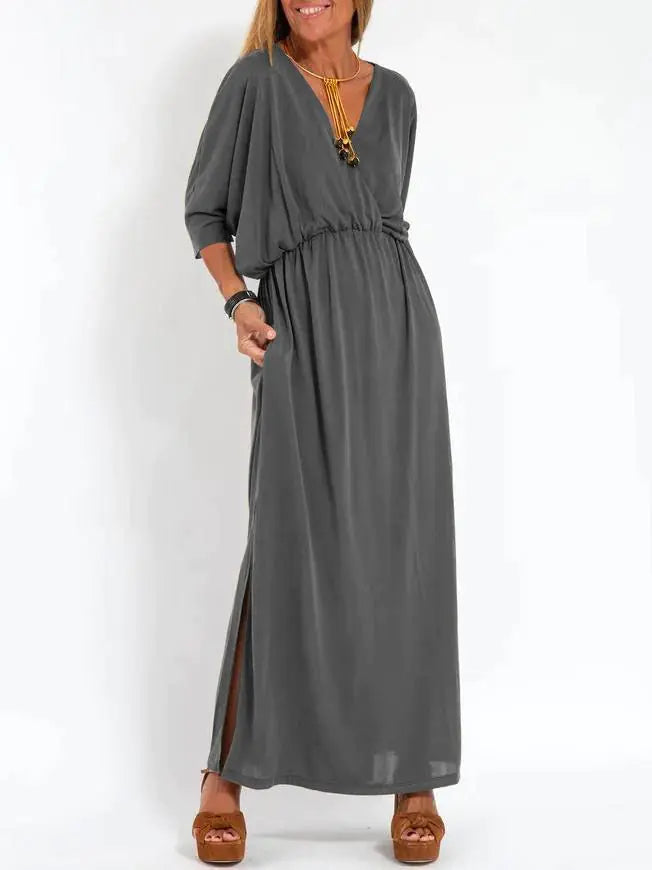 V-Neck Maxi Dress