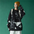 Loose Pullover Sweater for Casual Wear