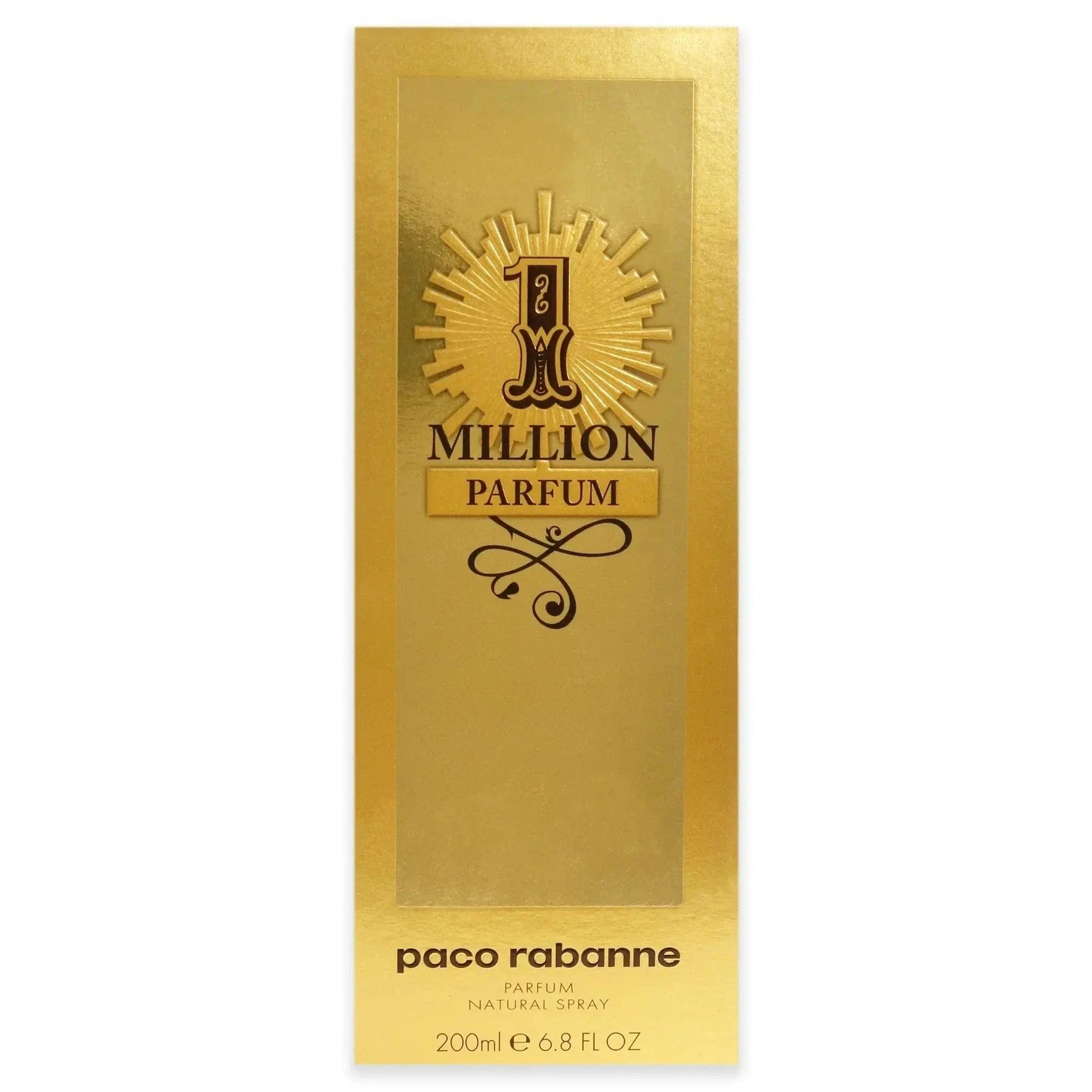 One Million Parfum By Paco Rabanne For Men 6.8oz PARFUM Spray