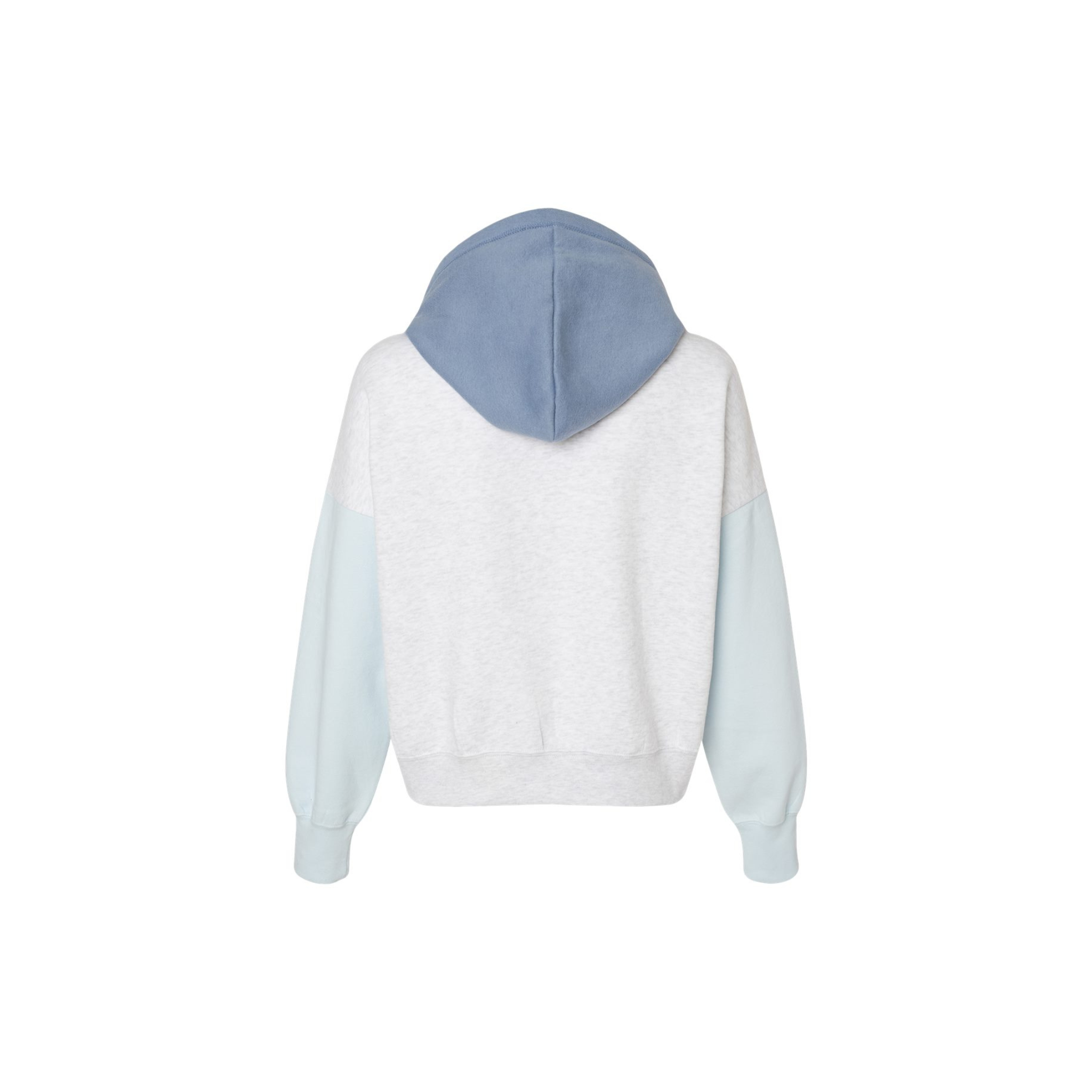MAMA Colorblock Cropped Hoodie – Soft Sueded Mom Sweatshirt