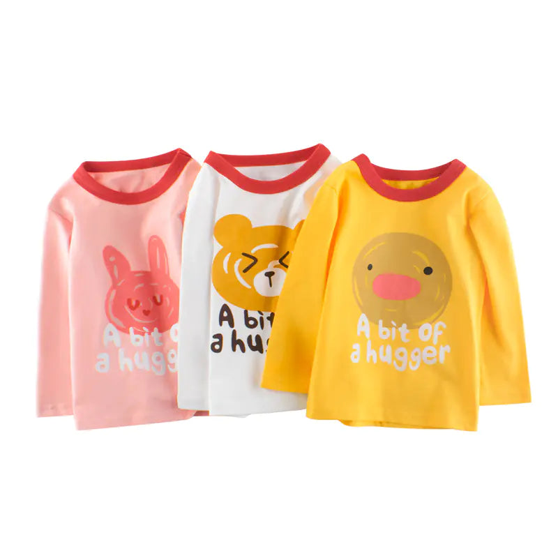 Korean Style Long-sleeved T-shirt for Girls