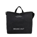 Large Capacity Canvas Letters Tote Bag for Women