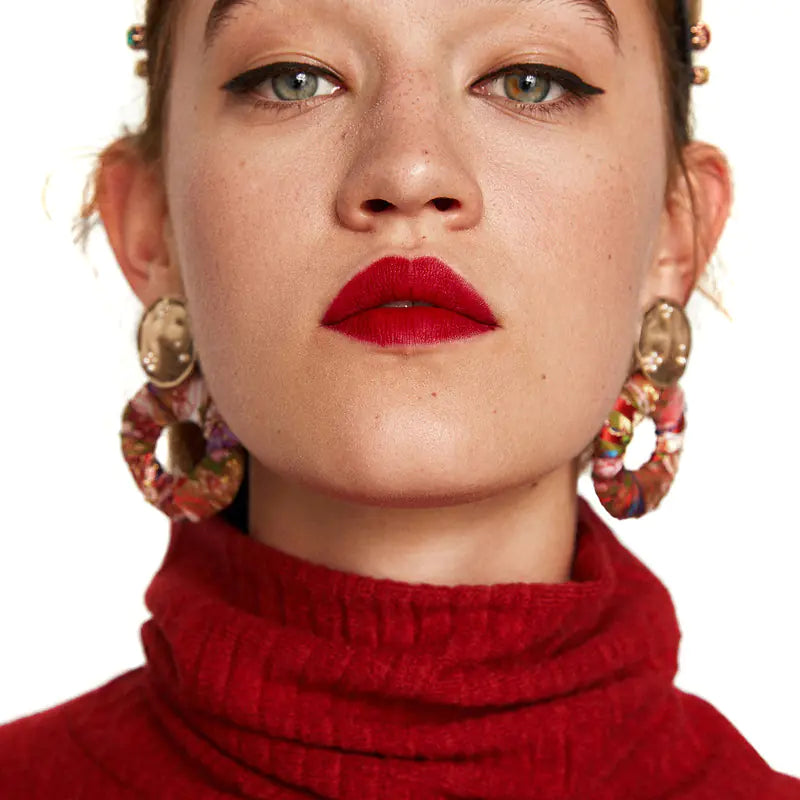 Stylish Alloy Pearl Fabric Earrings
