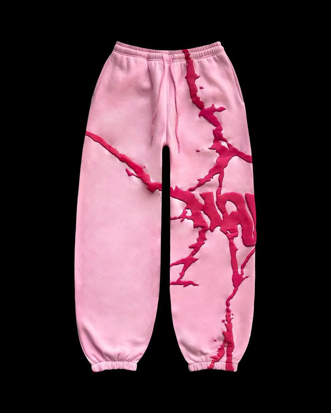 Plus Size Hooded Sweatshirt Set with Foam Print (3 Colors)