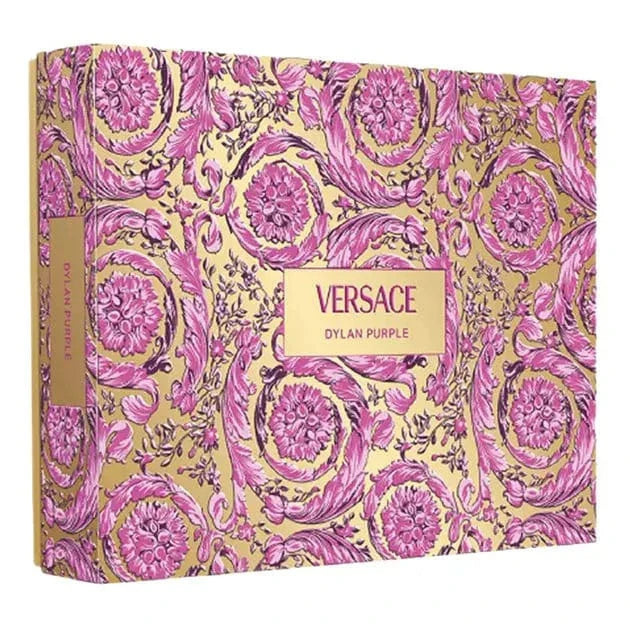 Dylan Purple By Versace For Women 4PCs Set EDP Spray