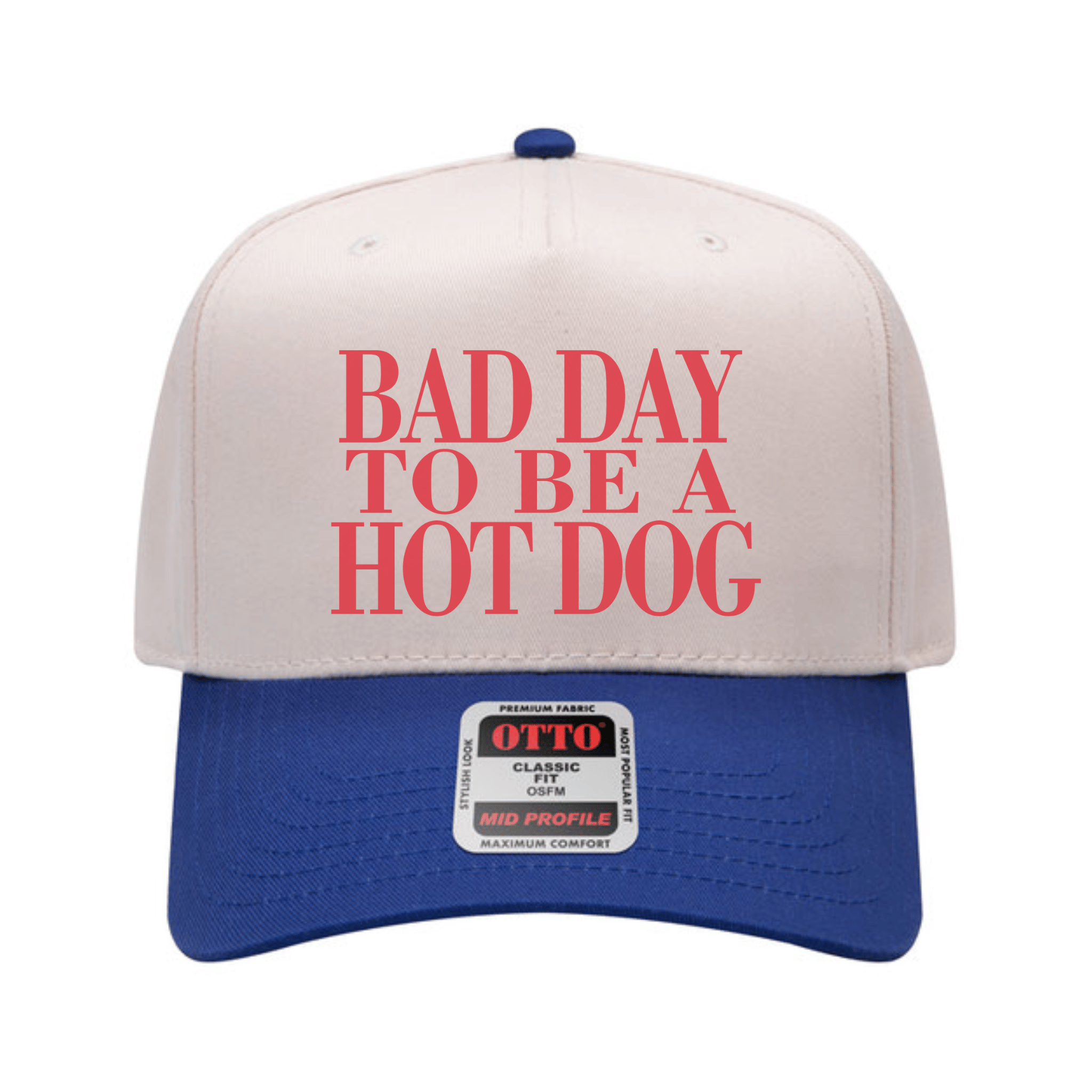 Bad Day to Be a Hot Dog Trucker Hat – Funny Fourth of July Patriotic Hat