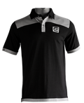 Rockwell Tri-Blend Polo - Black/Gray