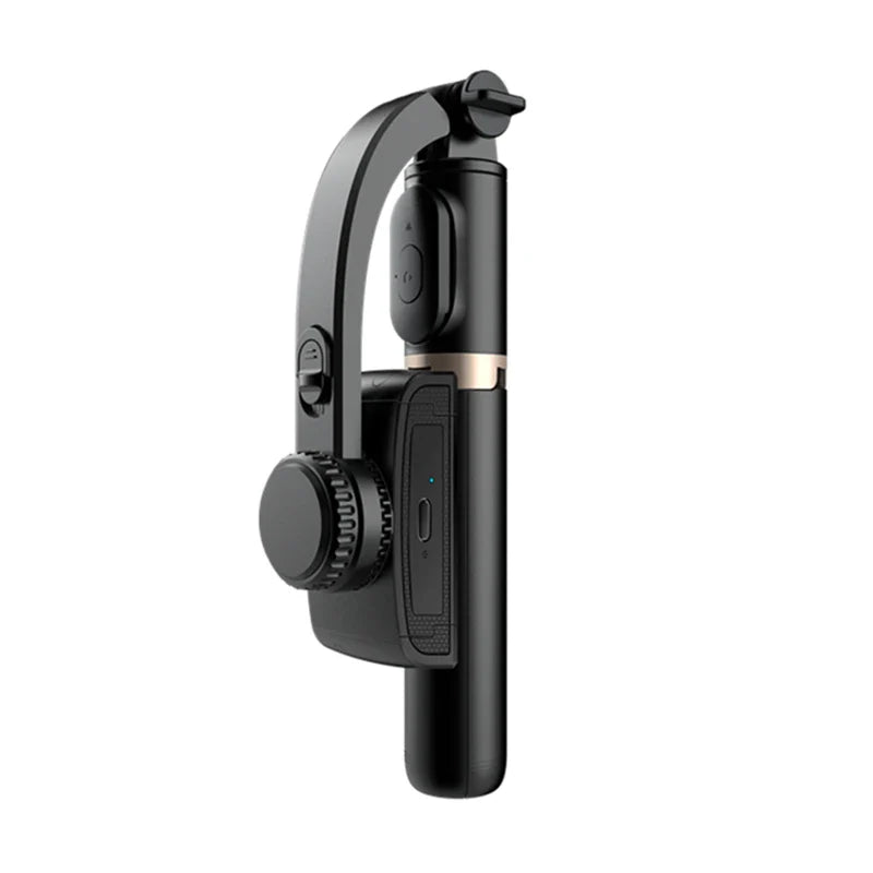 Roreta 2024 NEW Gimbal Stabilizer Selfie Stick Foldable Wireless Tripod with Bluetooth Shutter Monopod for IOS Android