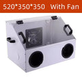 Grinding Dust Box Metal Structure Dust Box Ventilation Fan Dust Extraction Box for Craft Work Sanding Polishing