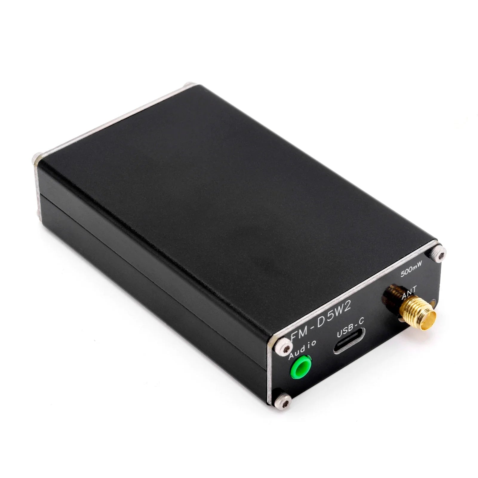 2km 0.5W FM Transmitter 76M-108Mhz Digital Display Stereo FM Transmit TYPE-C USB Churches CAR Radio Broadcast Campus Station