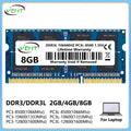 DDR3 DDR3L 2GB 4GB 8GB Laptop Memory Ram PC3 1.5V 8500 10600 12800 PC3L 1.35V 1066 1333 1600Mhz 204Pin Notebook Memories Ram