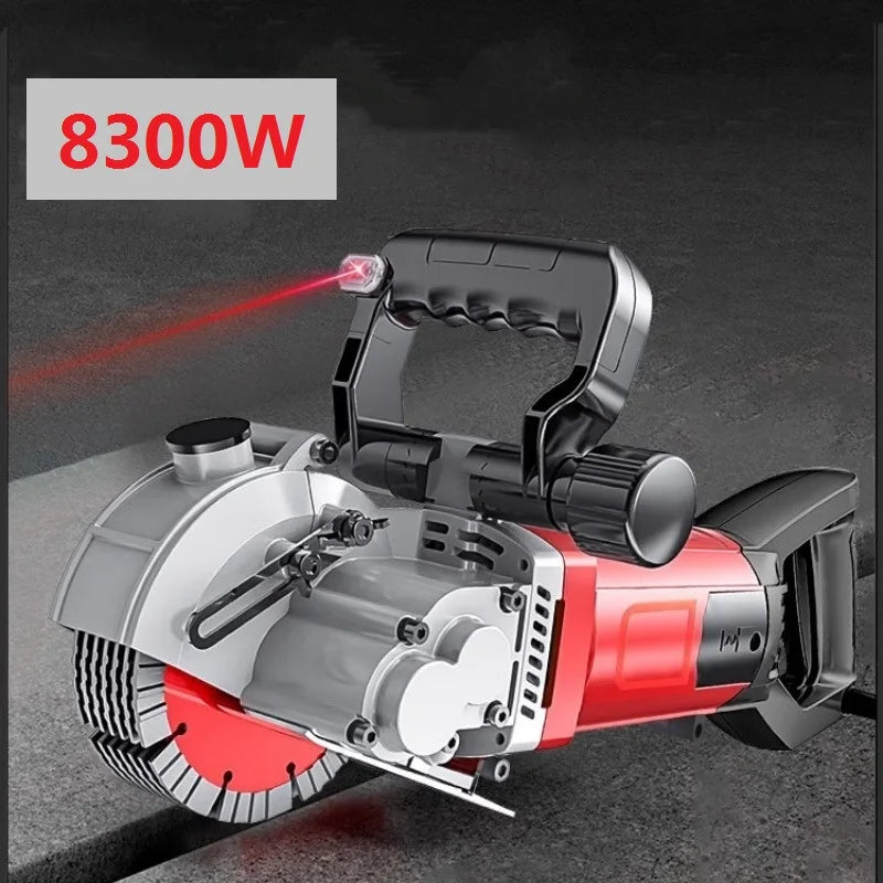 Electric Grooving Machine Automatic Wall Concealed Wire Groove Cutting Machine Slotting Machine Dustless Trenching Machine