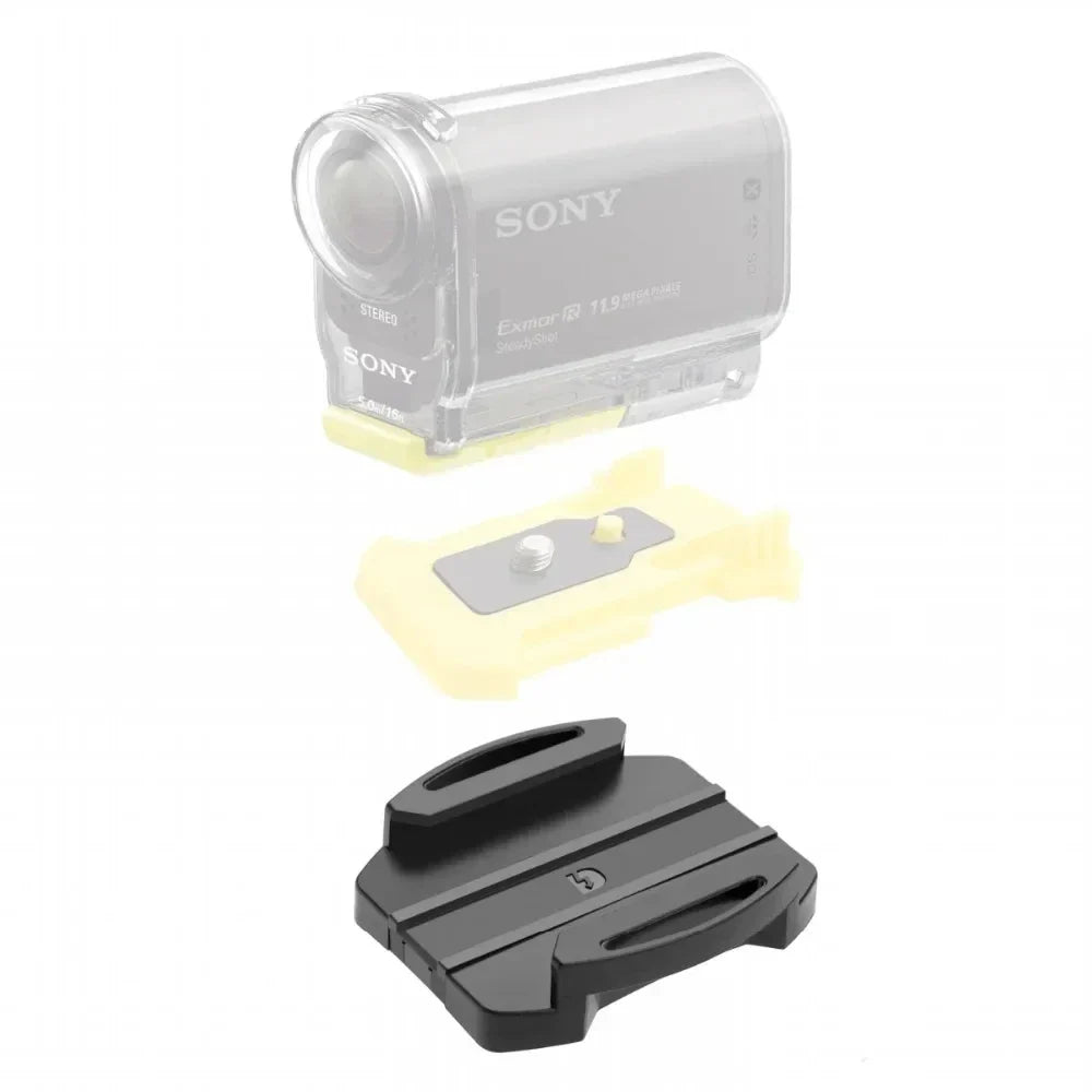 Two Curved Surface Adhesive Mount+Stickers Kit for Sony Action HDR-AS30V HDR-AS100V HDR AS20 AS300R AS200V AS100V Replace