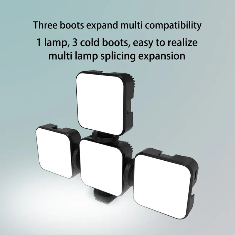 Led Lights Photography Lamp Live Broadcast Pocket RGB Light For Video Shooting Beauty Fill Cameras Professional Selfie Ringlight