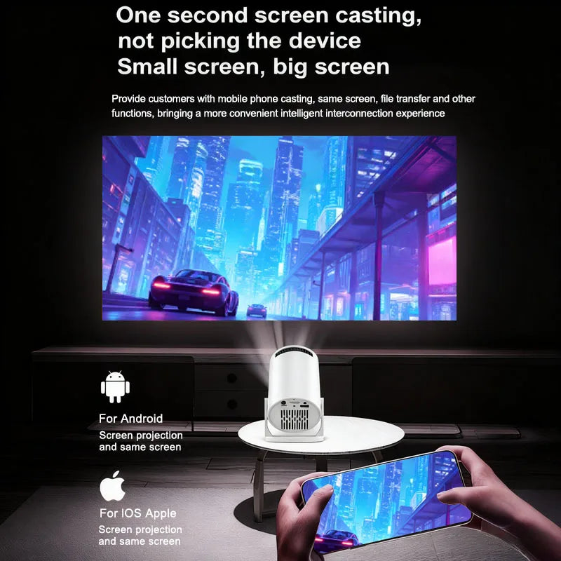 Y2S household high-definition projector. Handheld projector. Can connect to a mobile phone. Mobile cinema.