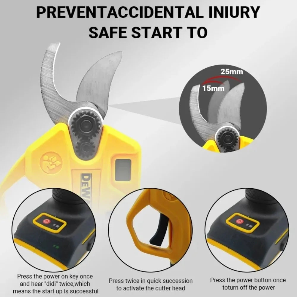 Dewalt Brushless Electric Pruning and Gardening Tool Compatible with  Lithium Battery Suitable for Fruit Tree Pruning
