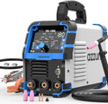 180Amp TIG Welder with Pulse & Cold Modes, Large LED Display, 5-in-1 DC HF/Stick Welding, Dual Voltage 110V&220V