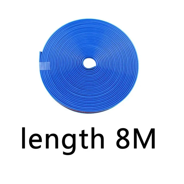 8M Car Wheel Rim Protection Decorative Strip Car Tire Styling Moulding Trim Tyre Guard Line Rubber Decoration Strip Amagi