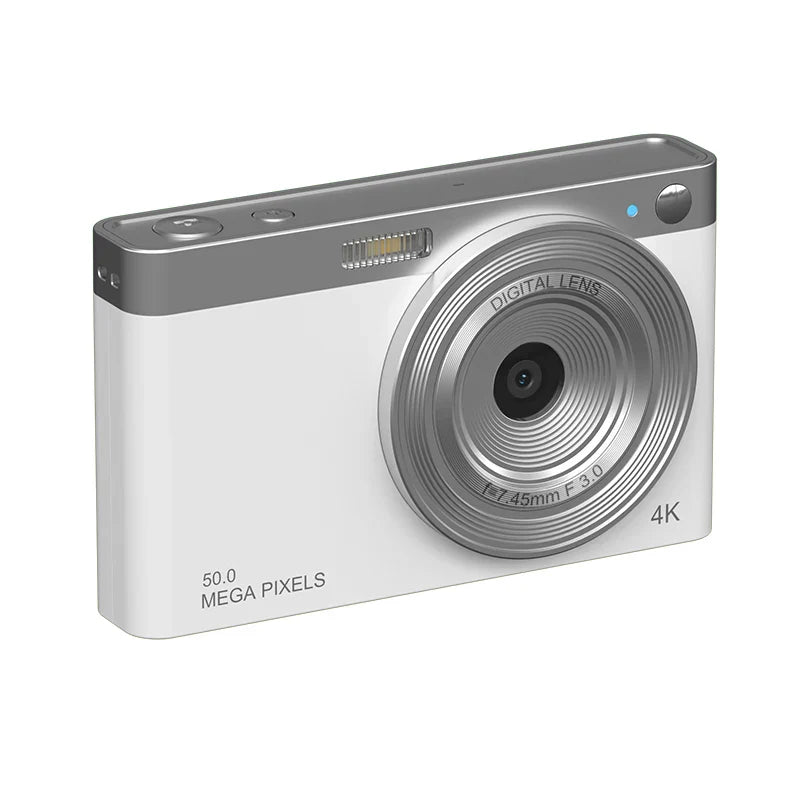 50MP Kids Digital Camera For Photography 4K Video Recording Camcorder 2.88" IPS Screen Children Compact Selfie Camera Auto Focus