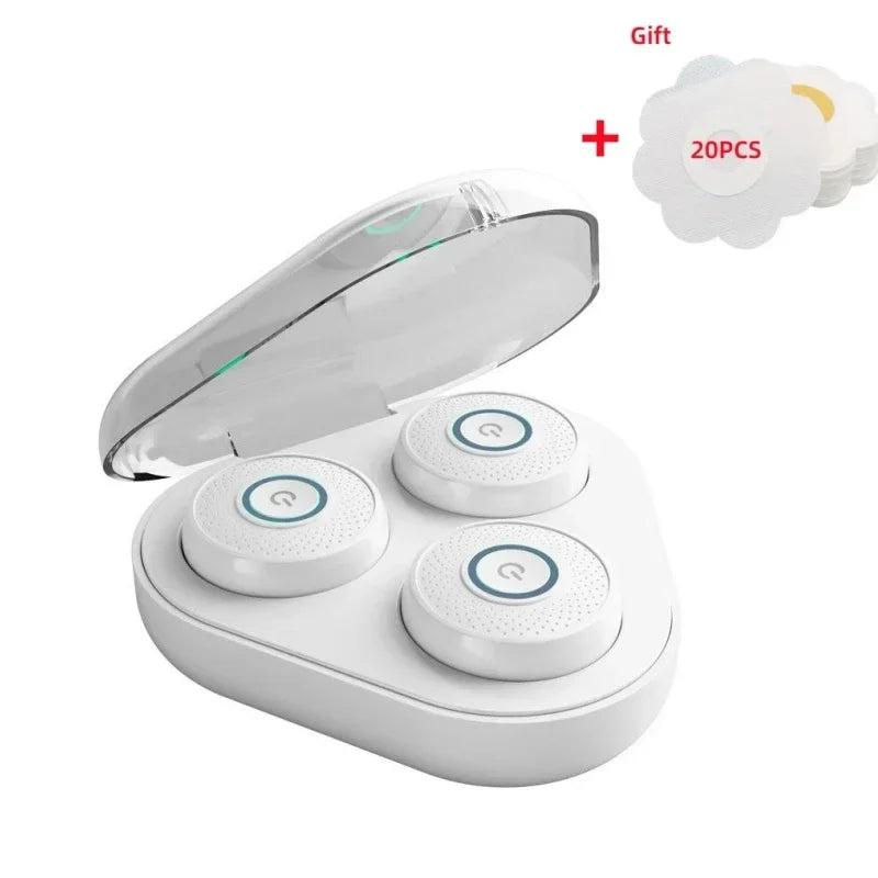 50PCS Intelligent Moxibustion Device Smokeless Intelligent Quick Heat 3 Gears Portable home Relieve Fatigue Pain HealthCare Gift