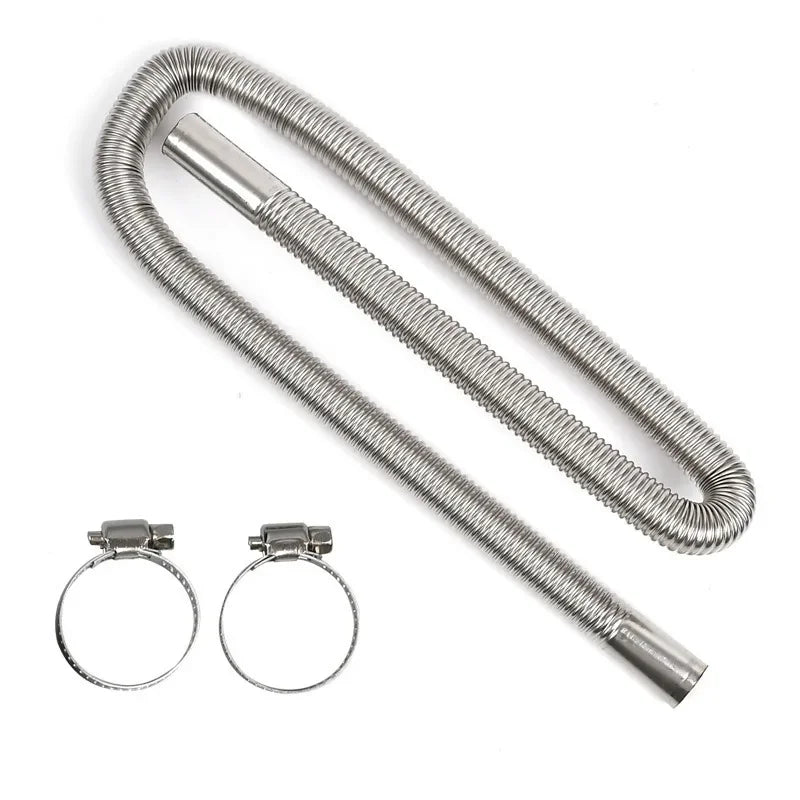 2.5cmDiameter Exhaust Pipe 60/300cm Long Parking Heater Exhaust Pipe Air Heater Exhaust Pipe Suitable for Webasto Parking Heater