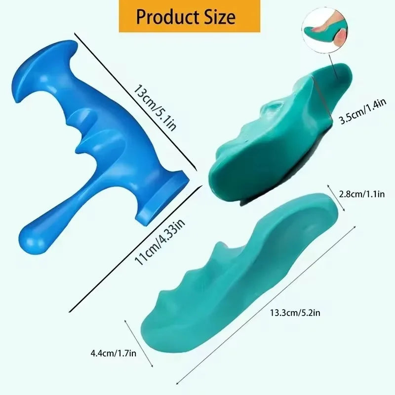 Mini Massager Thumb Finger Pressure Press Trigger Point Manual Deep Physiotherapy Massage Tools Full Body Muscle Relax Stick