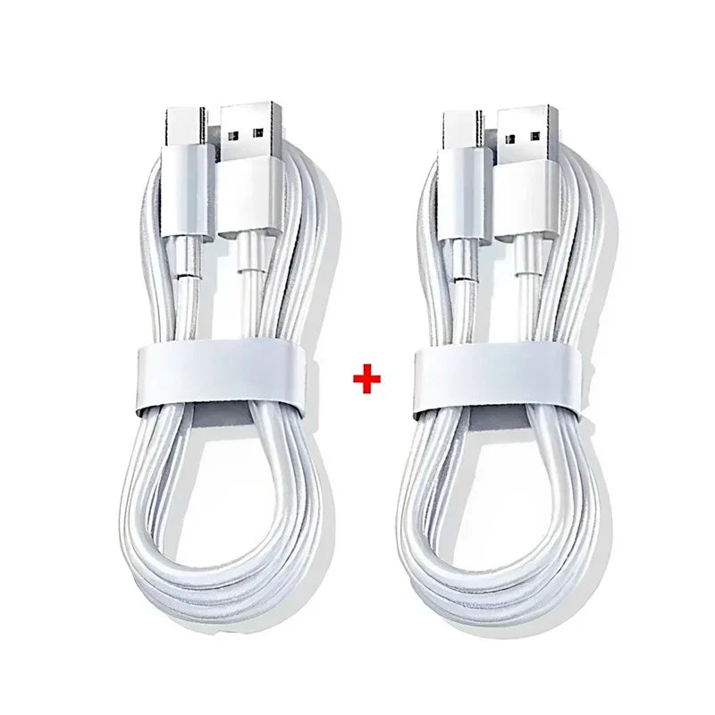 3/1PCS Quick Charging Cable 120W 10A USB A To Type C Fast Charger High-speed Data Transfer Wire Cords for Samsung Xiaomi Huawei