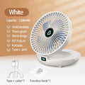 2024 the Most Popular 2IN1 Portable Fan Air Conditioner Wall Mounted Fan Rechargeable Folding Fan With 3 Gears for Home Office