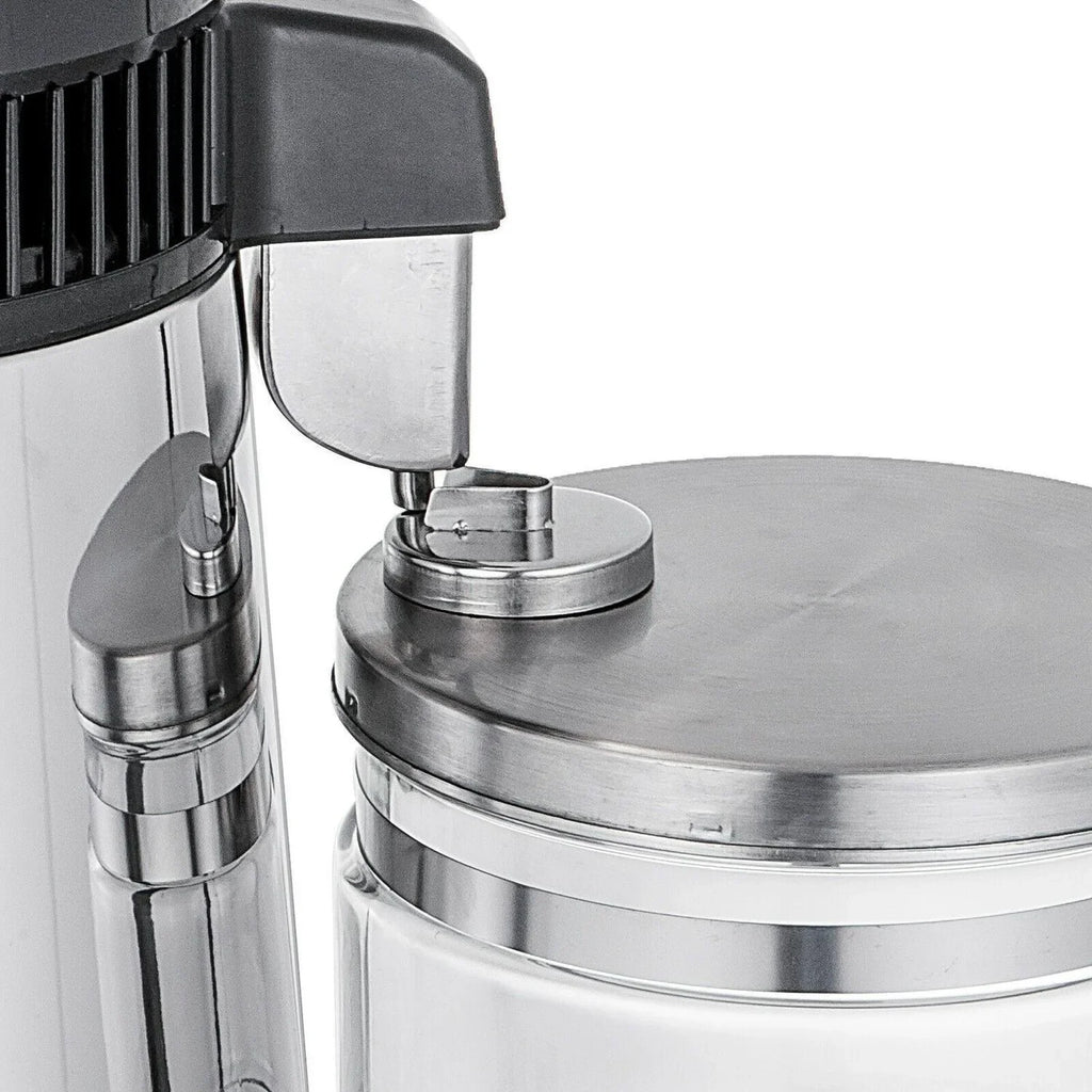 4L Stainless Steel Home Water Distiller - Automatic Dental Distilled Water Machine for Household, Lab, Clinic - BPA Free, 304 St