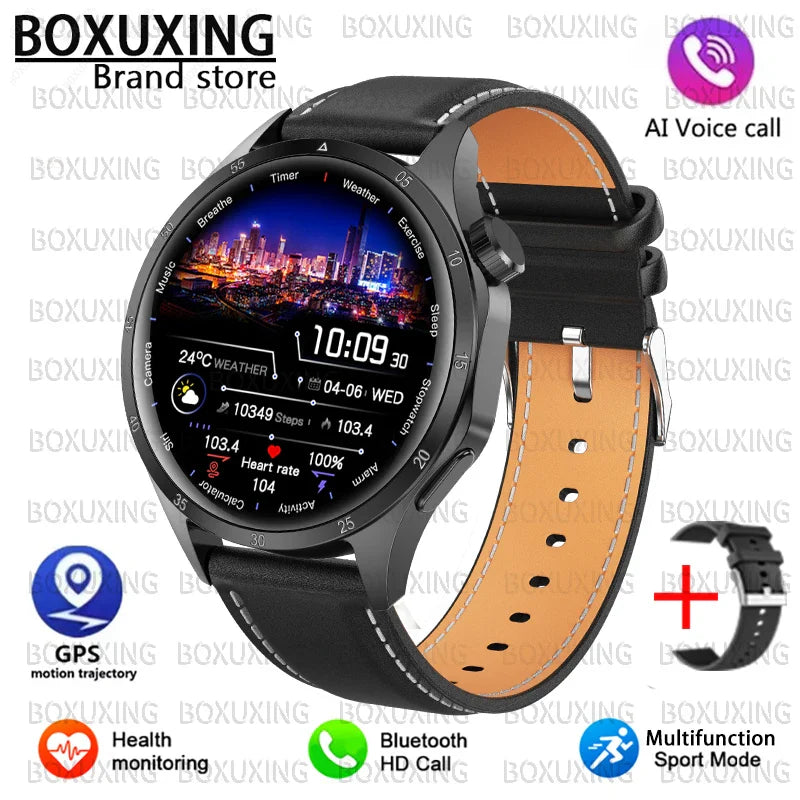 2026 New Smart Watch Men Women 1.52"HD AMOLED Screen GPS Motion trajectory Heart Rate Bluetooth Call 100+Sports Modes SmartWatch