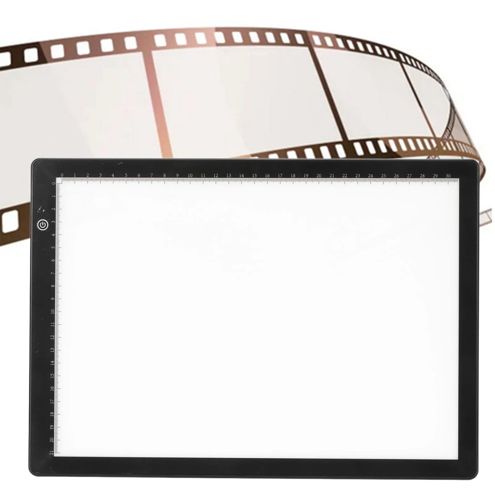 Slide Viewer 3 Brightness Levels A4 Size Soft LED Light Film Scanning Light Box USB C Powered APP Editing for Office
