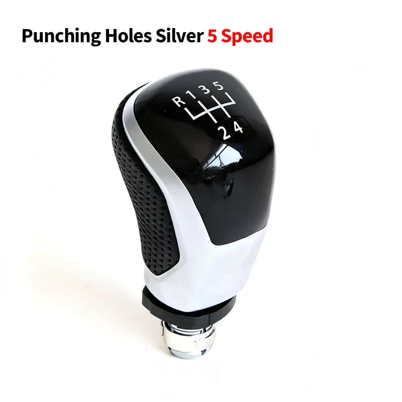 12mm 5 6 Speed Car Shift Gear Knob Lever For Audi A4 B6 B7 B8 A6 A3 VW Golf Polo Bora Passat Ibiza 6J Seat Leon Mk1 Skoda