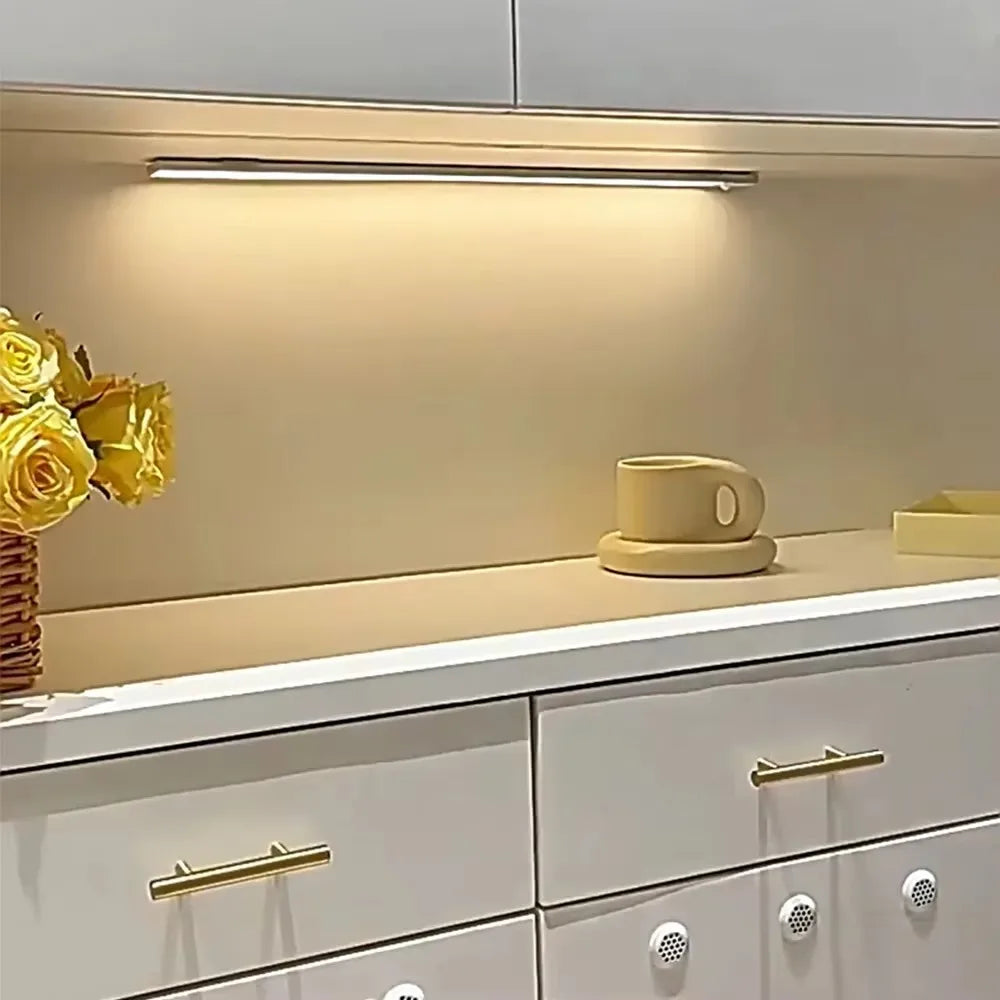Night light LED Cabinet Light USB Rechargeable Motion Sensor Light Suitable For Kitchen Wardrobe Cabinet Lighting 30cm/40cm/50cm