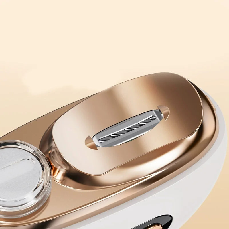Multifunctional Electric Nail Trimmer Anti-Pinch Nail Clippers With Lights Baby Adult Automatic Nail Polisher Fingernail Scissor