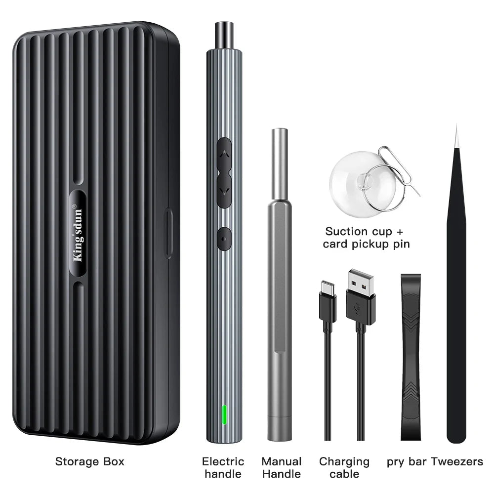Electric Screwdriver Set 58 in 1 Precision Tools Rechargeable Mini Small Kit Wireless for Xiaomi Watch Mobile Cell Phone Repair