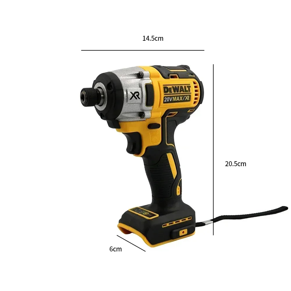 Dewalt DCD887 Electric Impact Driver Drill 20V Battery Speed Brushless motor  Electric Screwdriver For Power Tools