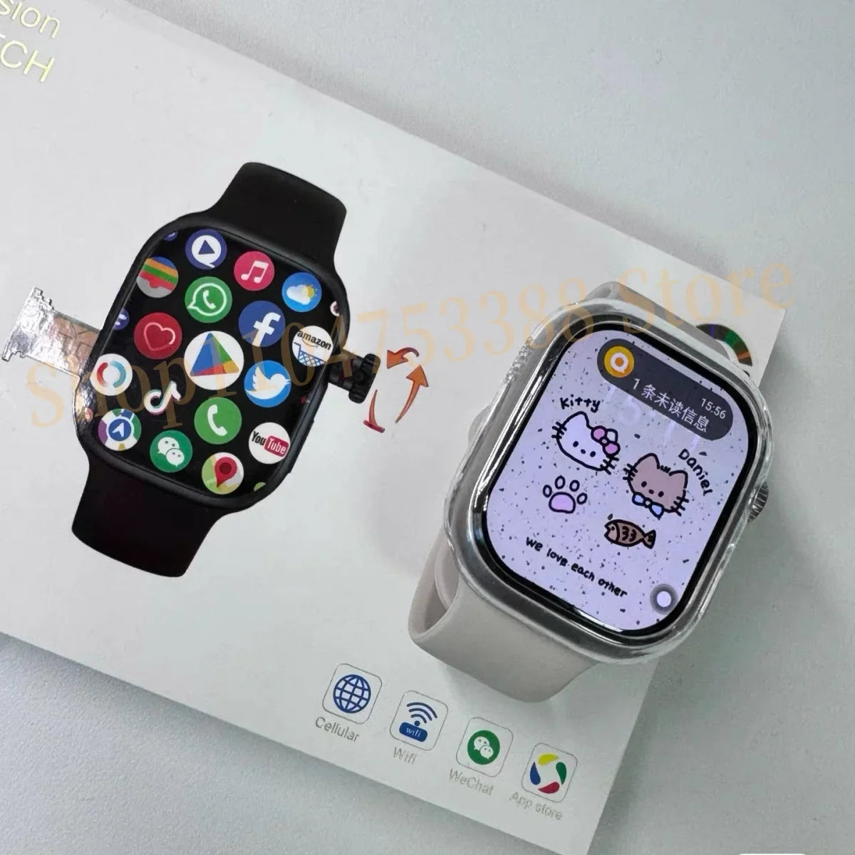 S10 Ultra Max Smartwatch 4G Android 10 2.26inch Amoled Rotary Camera Video Call GPS WIFI App Download S10 Ultra Smart Watch Men